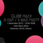 glam hack bday xmas party